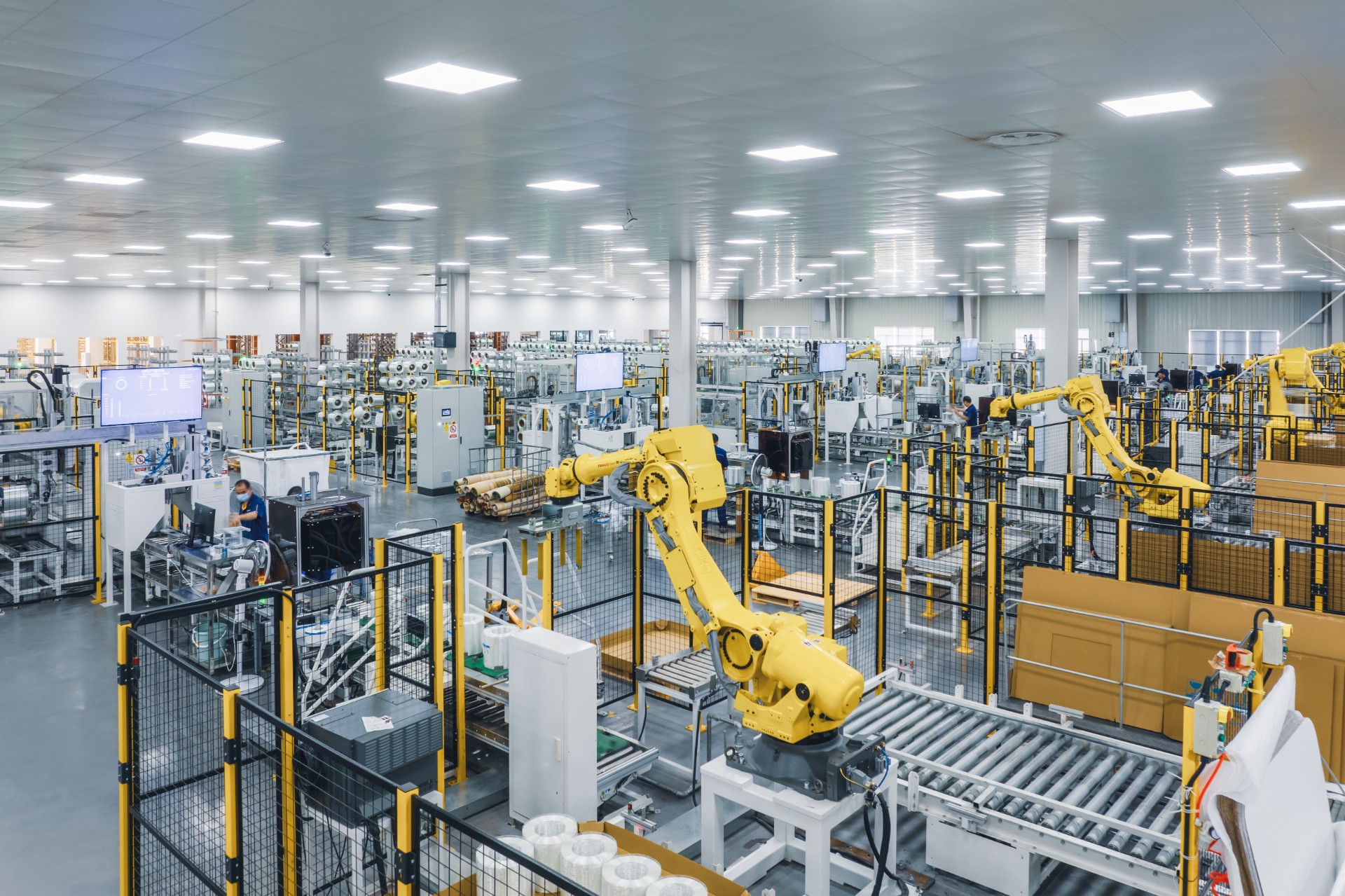 云天化玻纤智能生产线